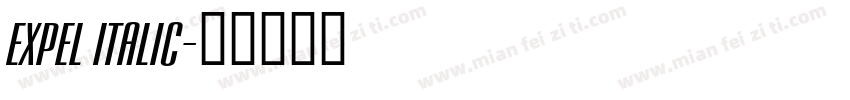 Expel Italic字体转换